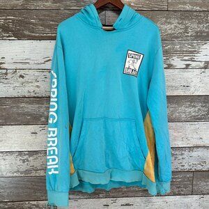 Thirty Two Sti Repel Blue Men Spring Break Snowboard Collection Hoody Sweatshirt